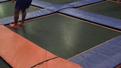 Jumping on the fitness trend of trampolining News Clip