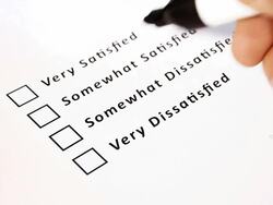 Customer Satisfaction Survey Ticking Very Dissatisfied Stock Footage