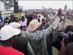 Prime Minister Morgan Tsvangirai speech to supporters Instructional Video