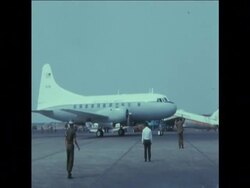 SYND 11-4-73 GENERAL HAIG ARRIVES AT PHNOM PENH FOR CONSULTATIONS ON THE CRISIS IN CAMBODIA News Clip