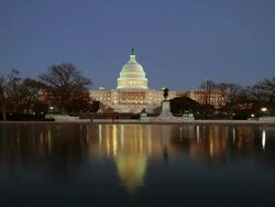U.S, Capital building Time Lapse Stock Footage