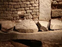 Roman Barcino, Roman remains, Barcelona, Spain. Stock Footage