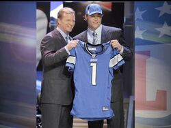 It's become one of the most anticipated events in sports. The NFL draft takes center stage today. The two-day affair starts late in the afternoon with Detroit holding the top pick, but some big action has already occurred. News Clip