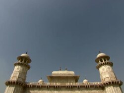 CU Itmad Ud Daulah's Tomb / Agra, India Stock Footage