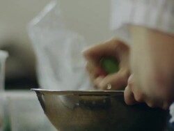 Restaurant food preparation Stock Footage