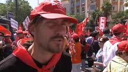 ANTI-AUSTERITY PROTESTS CONTINUE AS ECONOMY FALTERS News Clip