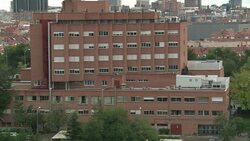 CLEAN : Ebola in Spain : exterior shots of the quarantine zone News Clip