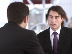 HD: Businessmen Having Conversation Stock Footage