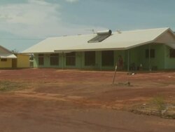 Solar heating on roof, Maningrida, NT, Australia Stock Footage
