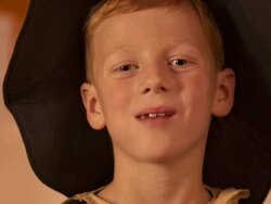 HD: Scarecrow Eating Halloween Candy Stock Footage