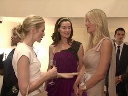 Kelly Rutherford, Jennifer Creel and guests  Stock Footage
