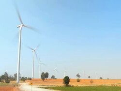 Wind Turbines Stock Footage