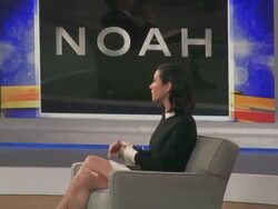 Jennifer Connelly (Noah) on the set of the Good Morning America show Stock Footage