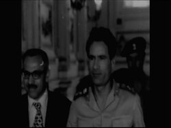 SYND 19 08 74 GADAFFI AND PRESIDENT SADAT HOLD TALKS WITH SAUDIS News Clip