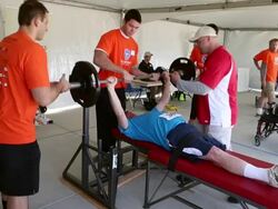 Wounded Vets Participate In Valor Games Stock Footage