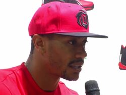 Derek Rose in Madrid Stock Footage