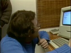 Andy Herzfeld at the first Hackers Conference Stock Footage