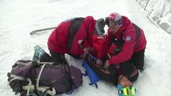 Rescue teams helping to keep skiers safe Instructional Video