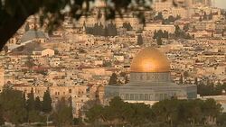 Sunrise over Jerusalem Old City News Clip