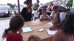 CLEAN : Books invade Rio de Janeiro favela News Clip