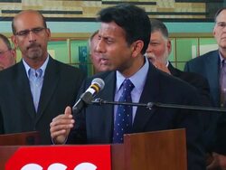 Louisiana Governor Bobby Jindal (R)... Stock Footage