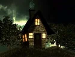 fairy tale house Stock Footage