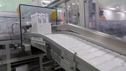 Sensodyne toothpaste on production line News Clip