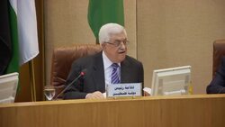 Abbas speaking at Arab League meeting on Palestine membership to UN and Arafat Instructional Video