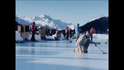 SYND 27 1 82 CURLING CHAMPIONSHIPS IN ST. MORITZ Instructional Video