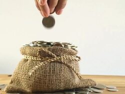 Save your money for investment Stock Footage