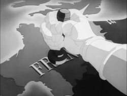 Animation, Nazis conquer France during WWII Stock Footage