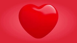 4k heart beat two more isolated with luma matte Stock Footage