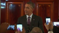 President Barack Obama is marking the end of Hanukkah with two receptions at the White House. He noted the rare quirk in the calendar that overlapped Thanksgiving with the start of the eight-day Jewish holiday. (Dec. 5) Instructional Video