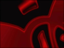 Red shapes forming and unforming Stock Footage