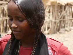 Girl's face  Stock Footage