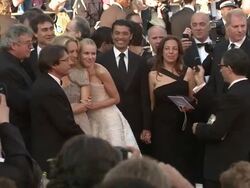 Valerie Plame (c) and Naomi Watts at the Fair Game Premiere at Cannes . (Footage by WireImage Video/GettyImages) Stock Footage