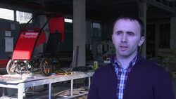 Inventor builds car that folds into a wheeled suitcase News Clip