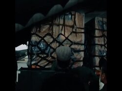 SYND 28 11 76 UNITED STATES FLY IN RELIEF SUPPLIES FOR EARTHQUAKE VICTIMS IN TURKEY Instructional Video