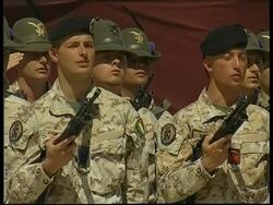 Italian Defence Minister meets Afghan President News Clip