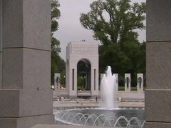 HD WW2 Memorial ZoomIn_1 (1080/24P) Stock Footage