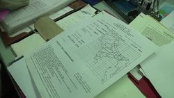 Seismologist on the Iran quake, tremors recorded on computer, map of epicentre News Clip