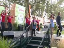 PERFORMANCE: Kicking Daisies at the Elizabeth Glaser Pediatric AIDS Foundation's 22nd Annual 'A Time For Heroes' Celebrity Carnival at Los Angeles CA. (Footage by WireImage Video/Getty Images Entertainment Video) Stock Footage
