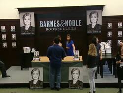 Hillary Rodham Clinton at the Hillary Rodham Clinton Book Signing Stock Footage
