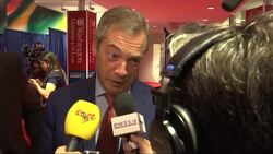 UKIP's Farage denies campaigning for Trump News Clip
