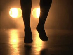 jump rope feet silohuette Stock Footage