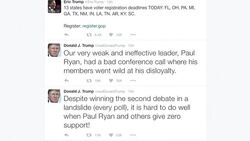 CLEAN : Trump lashes out at disloyal Republicans News Clip