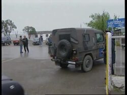 ALBANIA: TIRANA: GREEK DEFENCE MINISTER TZOHATZOPOULOS ARRIVES News Clip