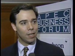 PHILIPPINES: MANILA: APEC SUMMIT: BUSINESS PLANS News Clip