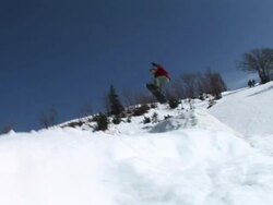HD: Snowboarder Stock Footage