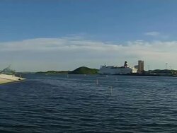 Pan Left Opera House Eastern Norway Oslo Norway Stock Footage